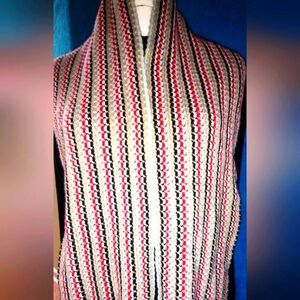 Nice Red and black scarf#106